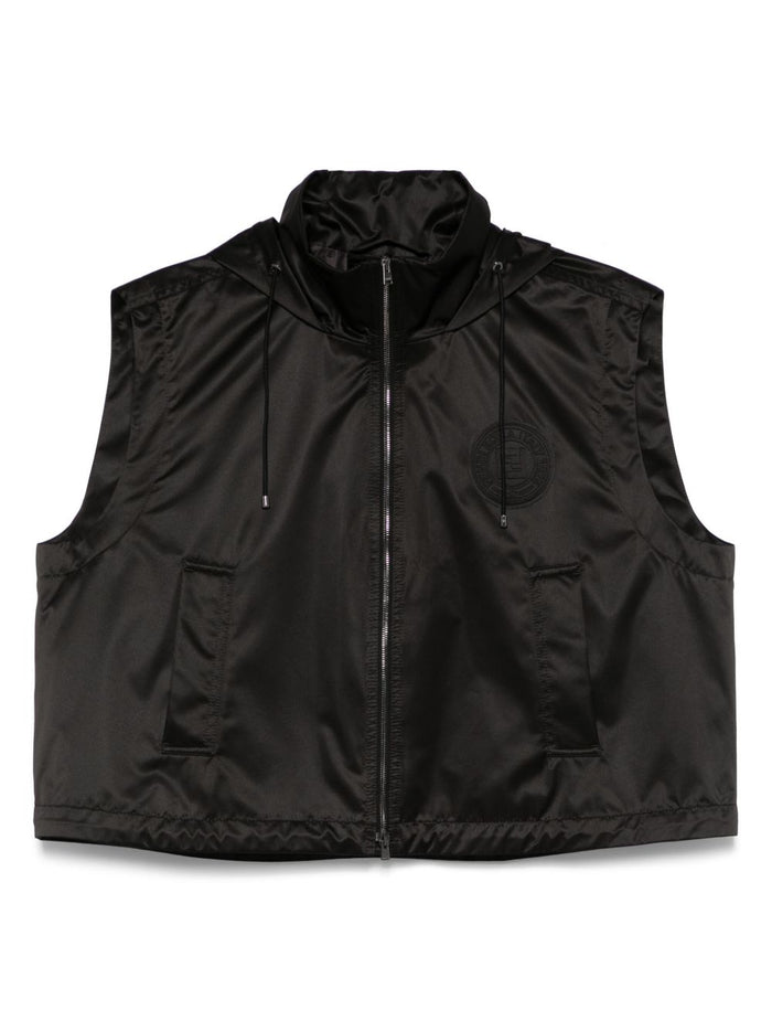 Fendi Hooded Zipped Vest