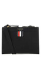 Thom Browne Black Leather Mini Document Holder