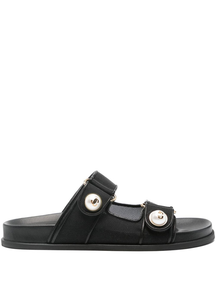 Jimmy Choo Fayence Patent Leather Sandals