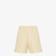 Fendi Cream Linen Blend Bermuda Shorts