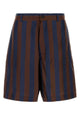 Fendi Printed Silk Bermuda Shorts