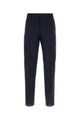 Fendi Dark Blue Wool Canvas Trousers