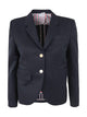 Thom Browne High Armhole Sportcoat In Wool Gabardine