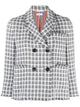 Thom Browne Grey Cotton Cropped Sportcoat