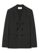 Ami Paris Double-Breasted Wool Jacket