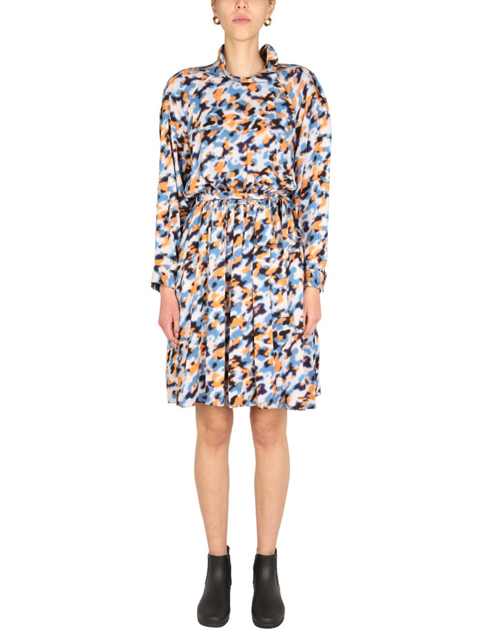 Kenzo Blurred Flowers Dress