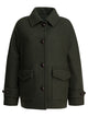 Circolo 1901 Green Wool Double-Breasted Coat