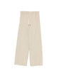 Circolo 1901 Beige Cotton Drawstring Waist Stripe Trousers