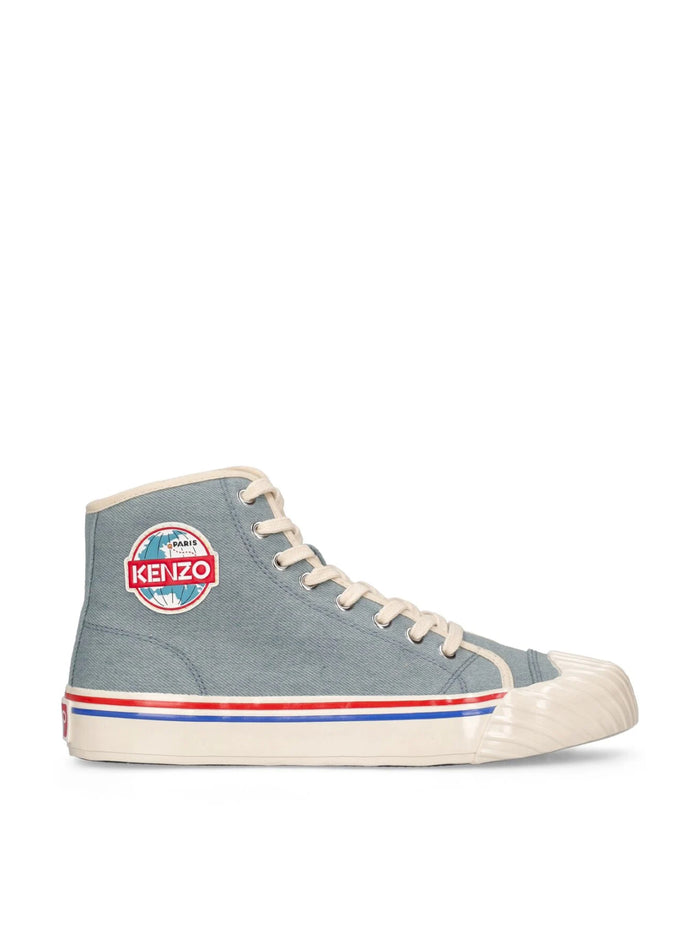 Kenzo School Logo High-Top Sneakers