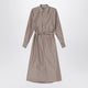Fendi  Barley Cotton And Silk Chemisier Dress
