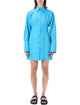 Fendi Light Blue Technical Viscose Dress