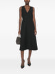 Fendi Wool And Silk Blend Midi Dress