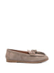 Aquazzura "Freddie" Suede Flat Mocassin