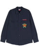 Kenzo Blue Cotton Shirt