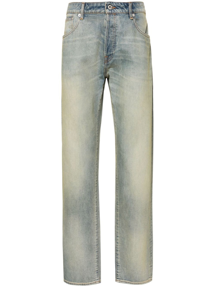 Kenzo Slim Bara Jeans Kenzo Drawn Varsity