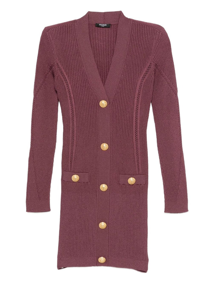 Balmain V-Necked Short Dress