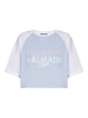 Balmain Cropped Ss T-Shirt