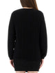 Balmain Monogrammed Knit Top