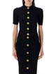 Balmain Black Viscose Sweaters