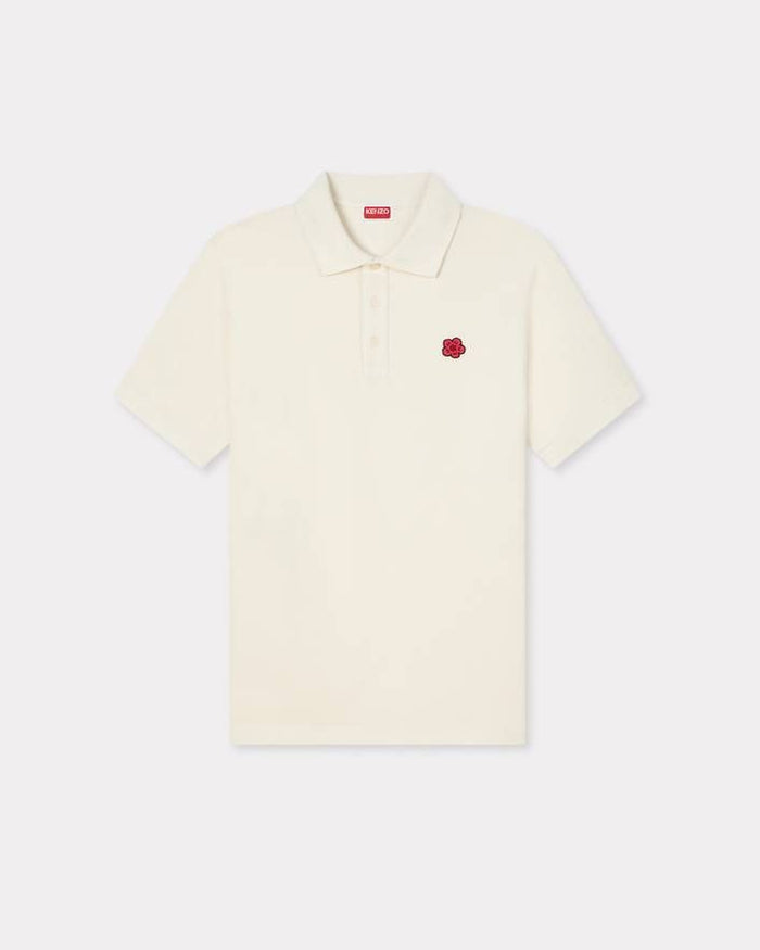 Kenzo Polo Gots Boke Flower Embroidered