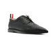 Thom Browne Pointed-Toe Leather Brogues, Black