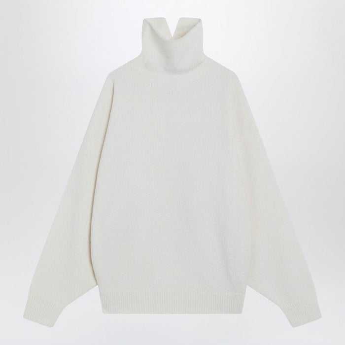 Fear Of God White Turtleneck Sweater In Wool