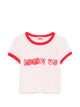 Kenzo 'Kenzo Words' Cropped Cotton T-Shirt