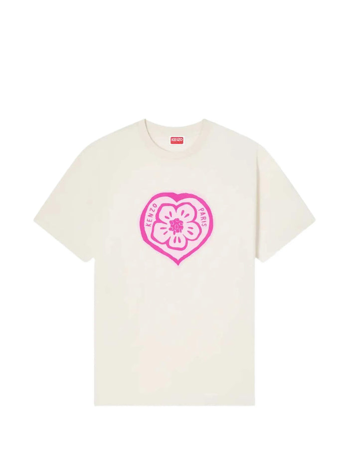 Kenzo 'Kenzo Boke Heart' Loose Cotton T-Shirt