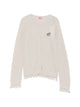 Kenzo Fringe-Trim Logo-Embroidered Cardigan