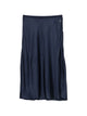 Kenzo Drawstring-Waist Logo-Plaque Midi Skirt