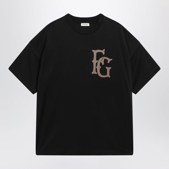 Fear Of God T-Shirt 43 In Cotton And Rayon Jersey In Black