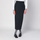 Thom Browne  Navy Blue Pinstriped Pencil Skirt