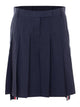 Thom Browne Blue Mini Skirt