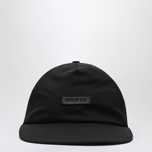 Fear Of God Black Nylon Baseball Cap