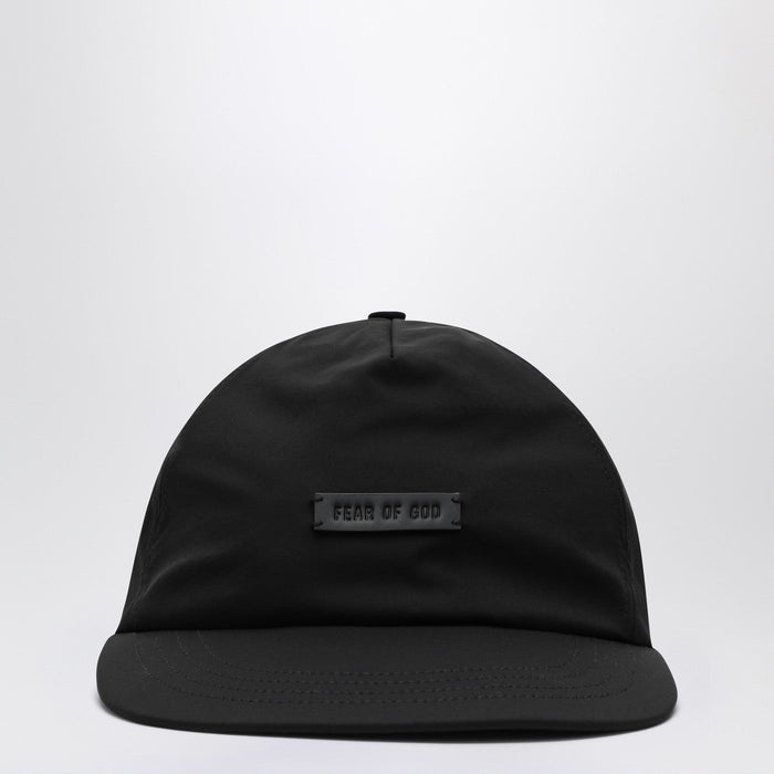 Fear Of God Black Nylon Baseball Cap