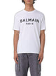 Balmain White Cotton Loose Sleeve T-Shirt