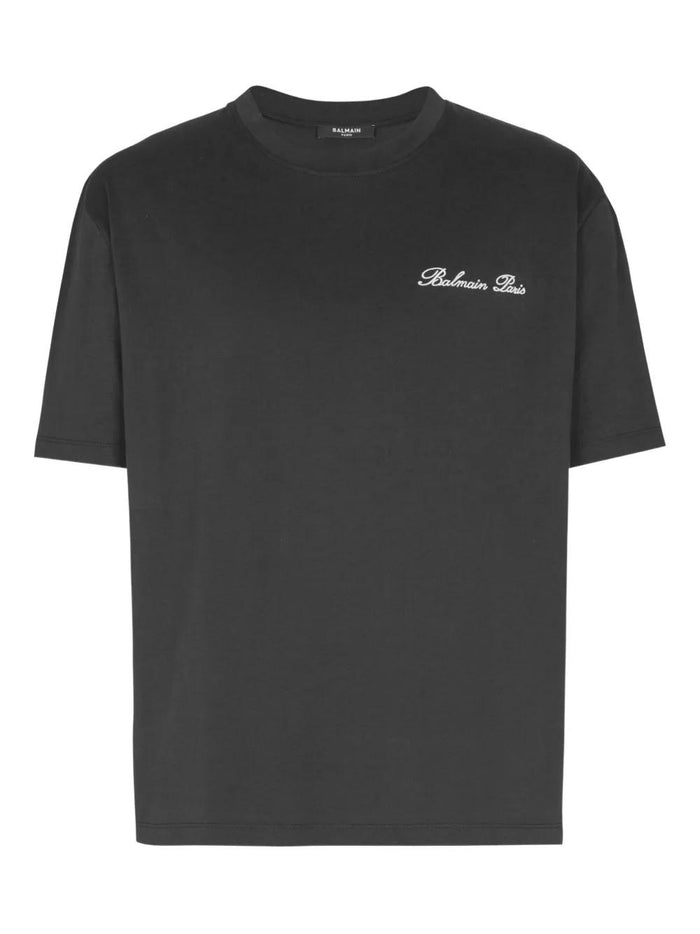 Balmain Multicolour Cotton Loose Sleeve T-Shirt