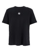 Balmain Black Cotton Loose Sleeve T-Shirt