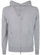 Filippo De Laurentiis Long Sleeves Cashmere Wool Full Zip Hoodie