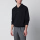 John Smedley Navy Blue Finchley Polo In Cotton
