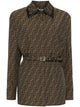 Fendi Canvas Single-Breasted Jacket