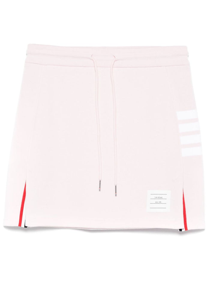 Thom Browne 4Bar Cotton Mini Skirt