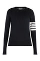 Thom Browne Wool 4-Bar Relaxed Pullover