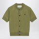 Ami Paris Matcha Green Ami De Coeur Wool Cardigan