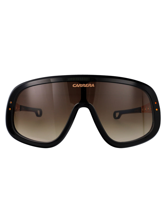 Carrera Black Gold Acetate Sunglasses