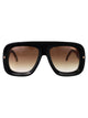 Carrera Black Gold Acetate Sunglasses