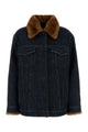 Fendi Blue Cotton Padded Denim Jacket
