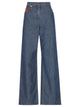 Fendi Ff Chambray Long Jeans
