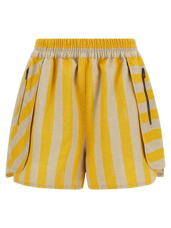 Fendi Pequin Striped Shorts