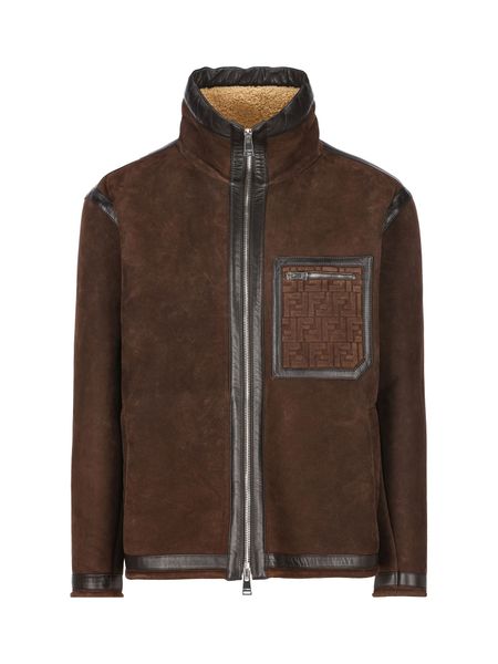 Fendi Chocolate Suede Jacket